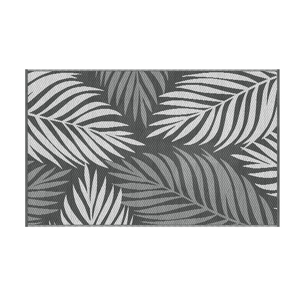 Gardeon Outdoor Rugs 152x244cm Large Carpet Reversible Area Mat PP Dual-Sided Patio Rug Leaf