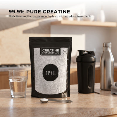 Orku 100g Creatine Monohydrate Powder 200 Mesh Micronised 99.9% Pure