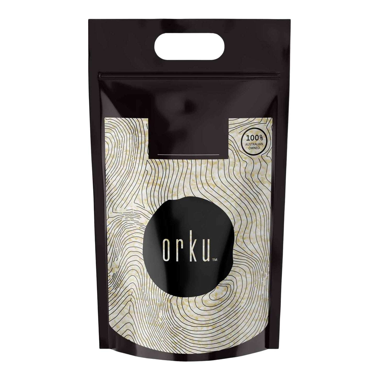 Orku 10Kg Pure Beeswax Pellets White BP Grade Refined Bead - Candle Cosmetic Bulk