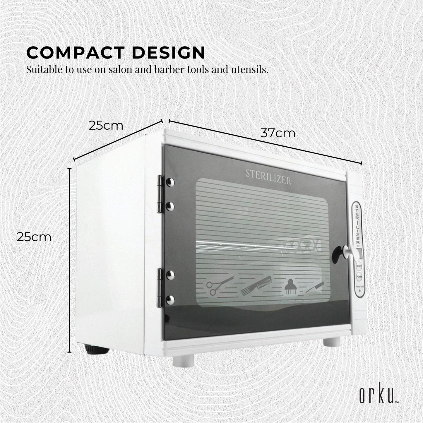 Orku 10L UV Steriliser Box Beauty Equipment Sanitising Salon Tools Sterilizer