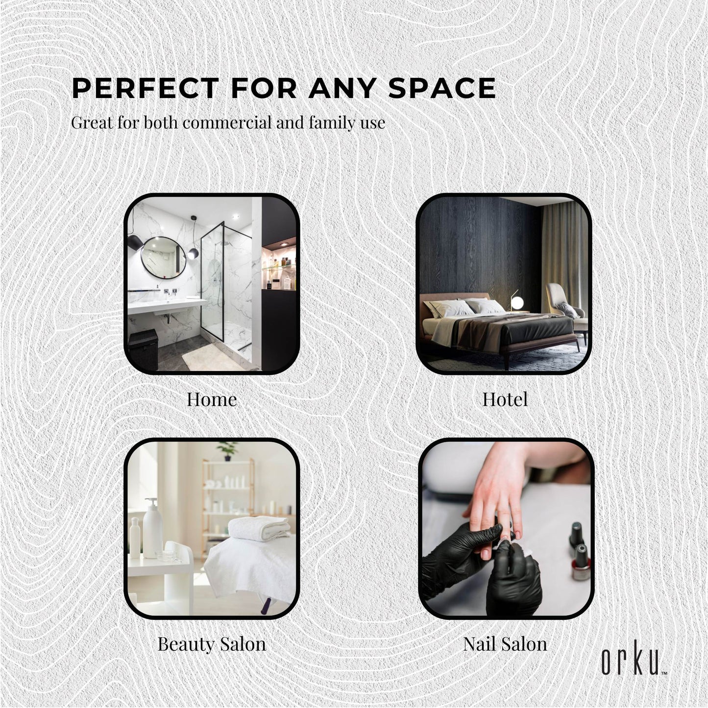 Orku 16L White UV Electric Towel Warmer Steriliser Cabinet Salon Spa Heat Sanitiser