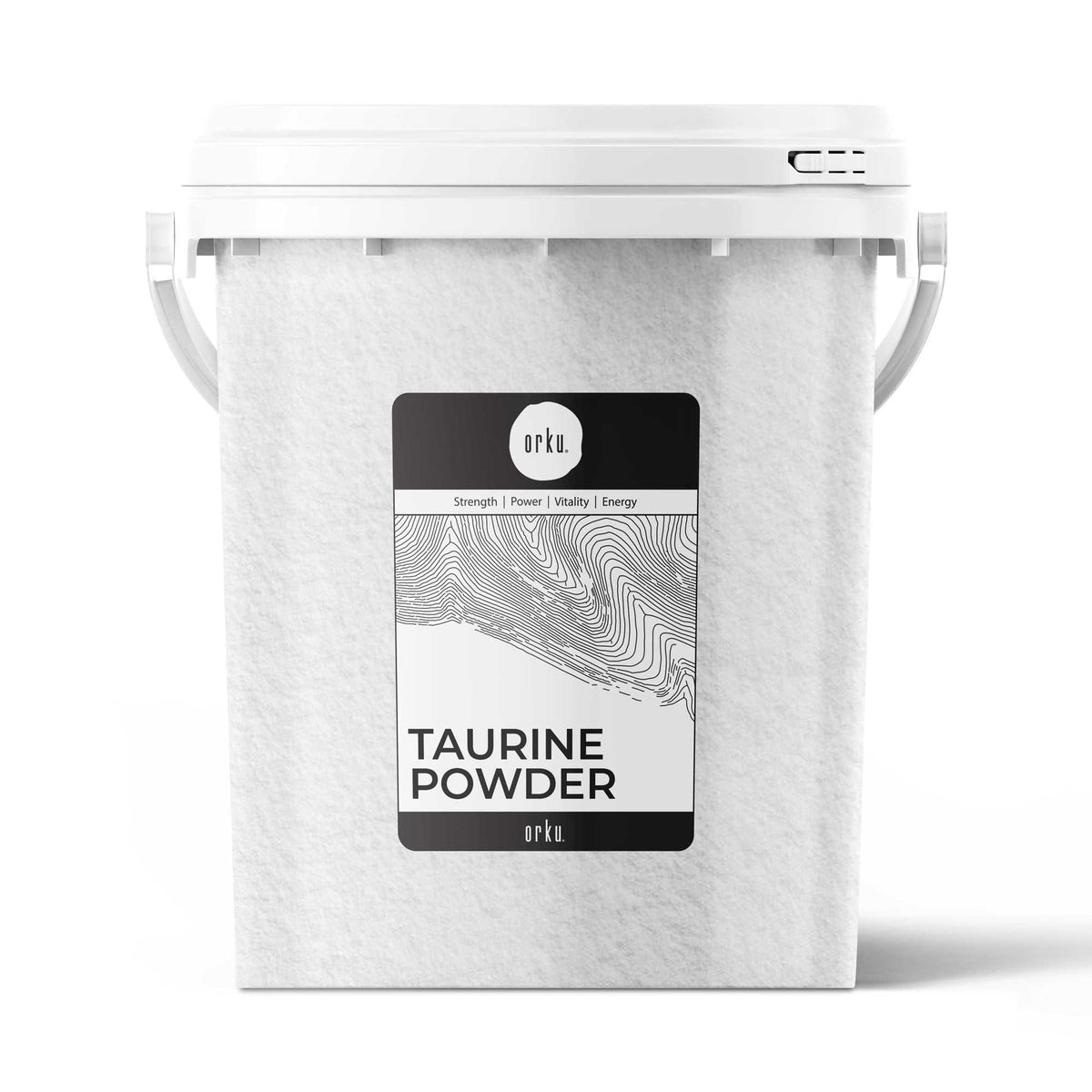 Orku 1.3kg Taurine Powder Tub - High Purity L-Taurine Amino Acid Ingredient