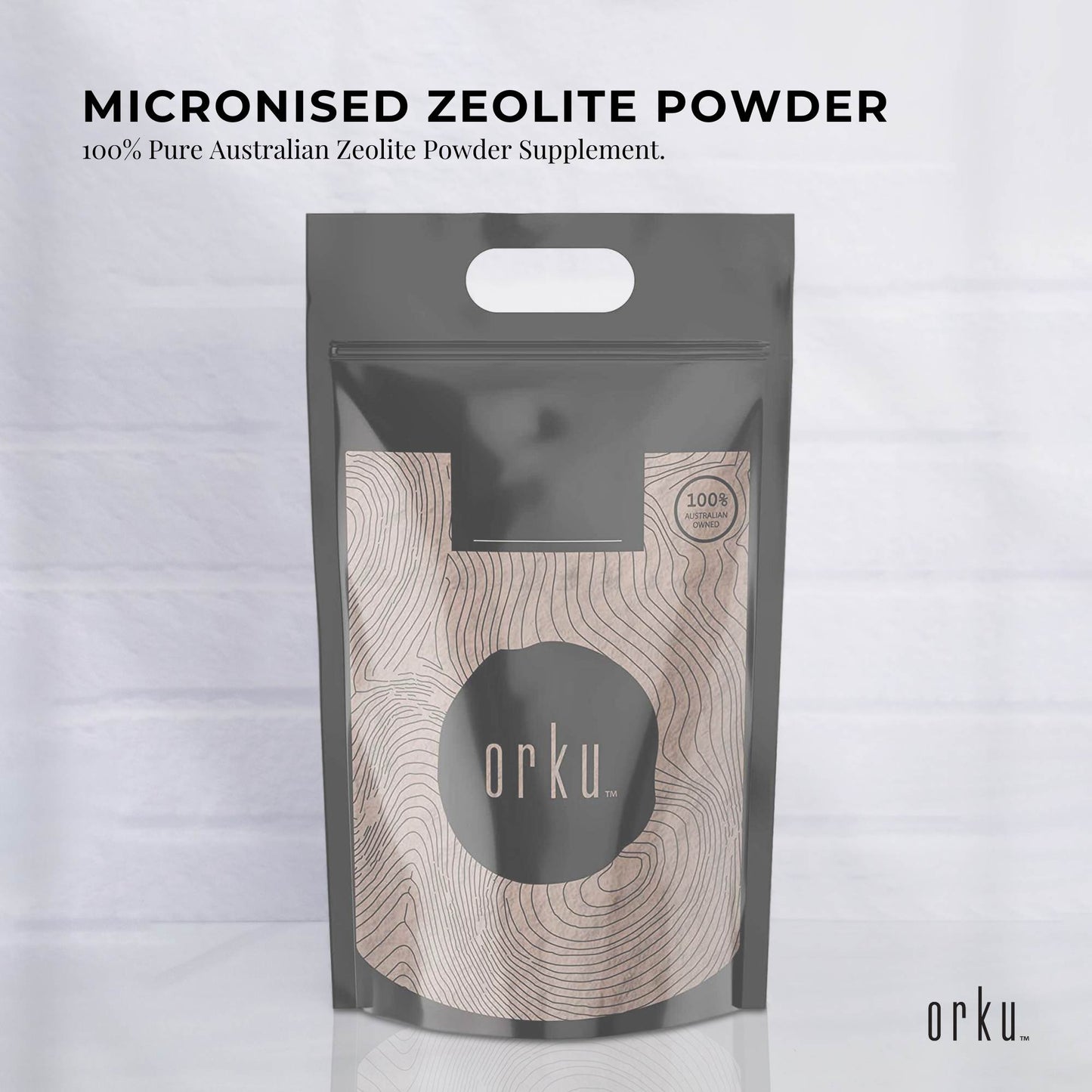 Orku 20Kg Ultrafine Micronised Zeolite Powder - Natural Clinoptilolite Mineral