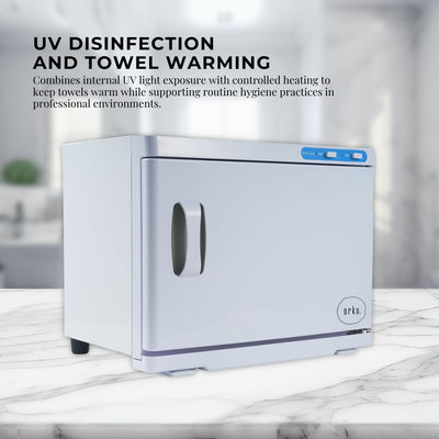 Orku 23L UV Disinfection Electric Towel Warmer Cabinet Salon Spa White