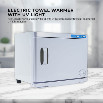 Orku 23L UV Electric Towel Warmer Cabinet Salon Spa White