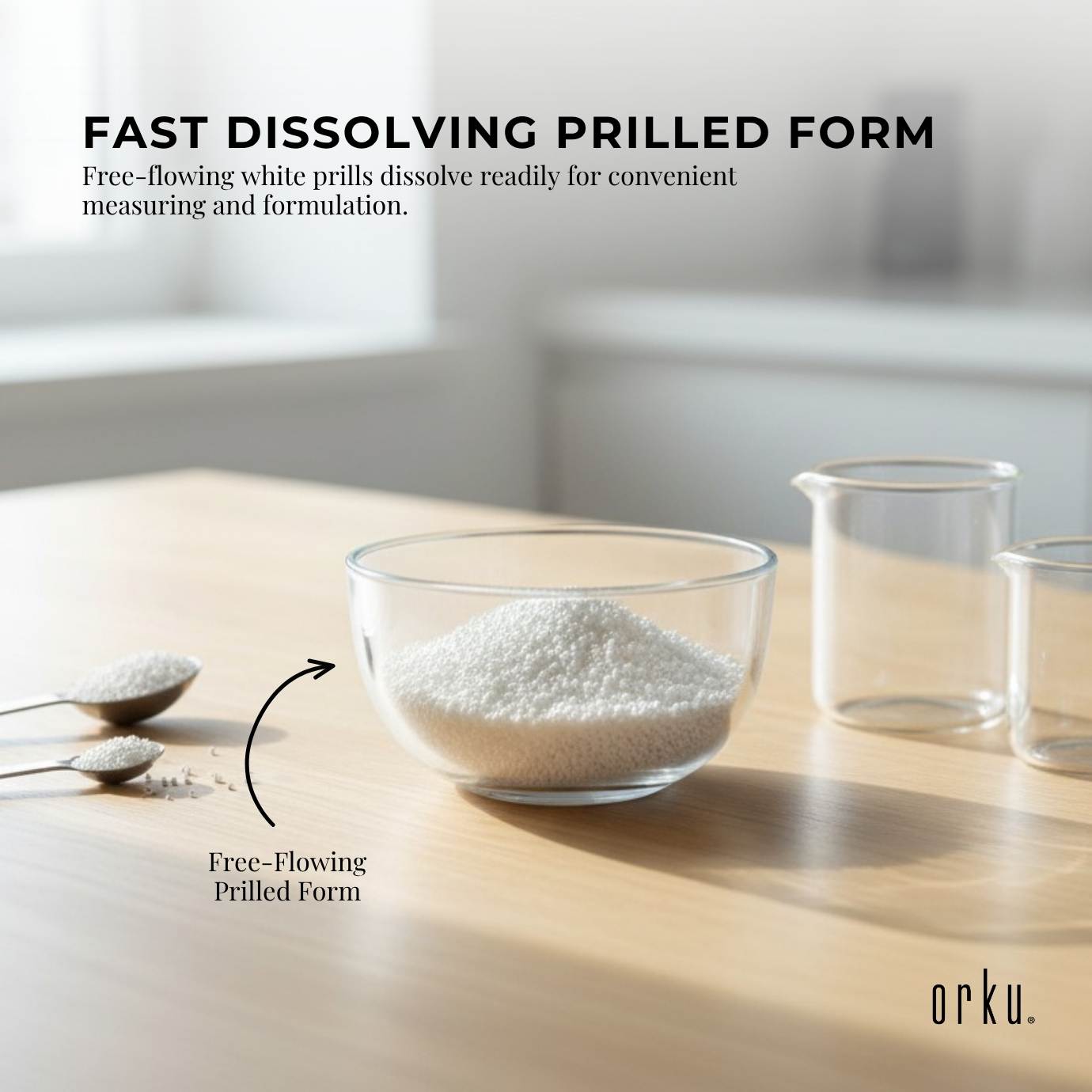 Orku 2Kg Sodium Benzoate USP/FCC Grade Prills – E211 Preservative CAS 532-32-1