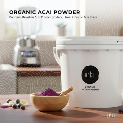Orku 2.5kg Organic Acai Powder Brazilian Berry Smoothie Bowl Ingredient
