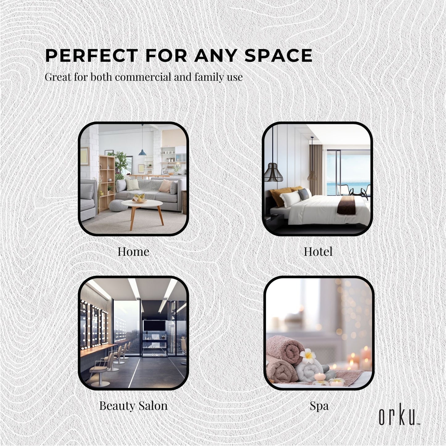 Orku 32L Black UV Electric Towel Warmer Steriliser Cabinet Salon Heat Sanitiser