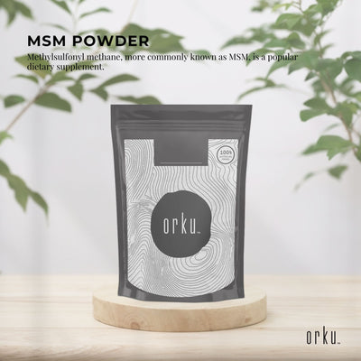 Orku 400g MSM Powder or Crystals - 99.9% Pure USP Grade Methylsulfonylmethane