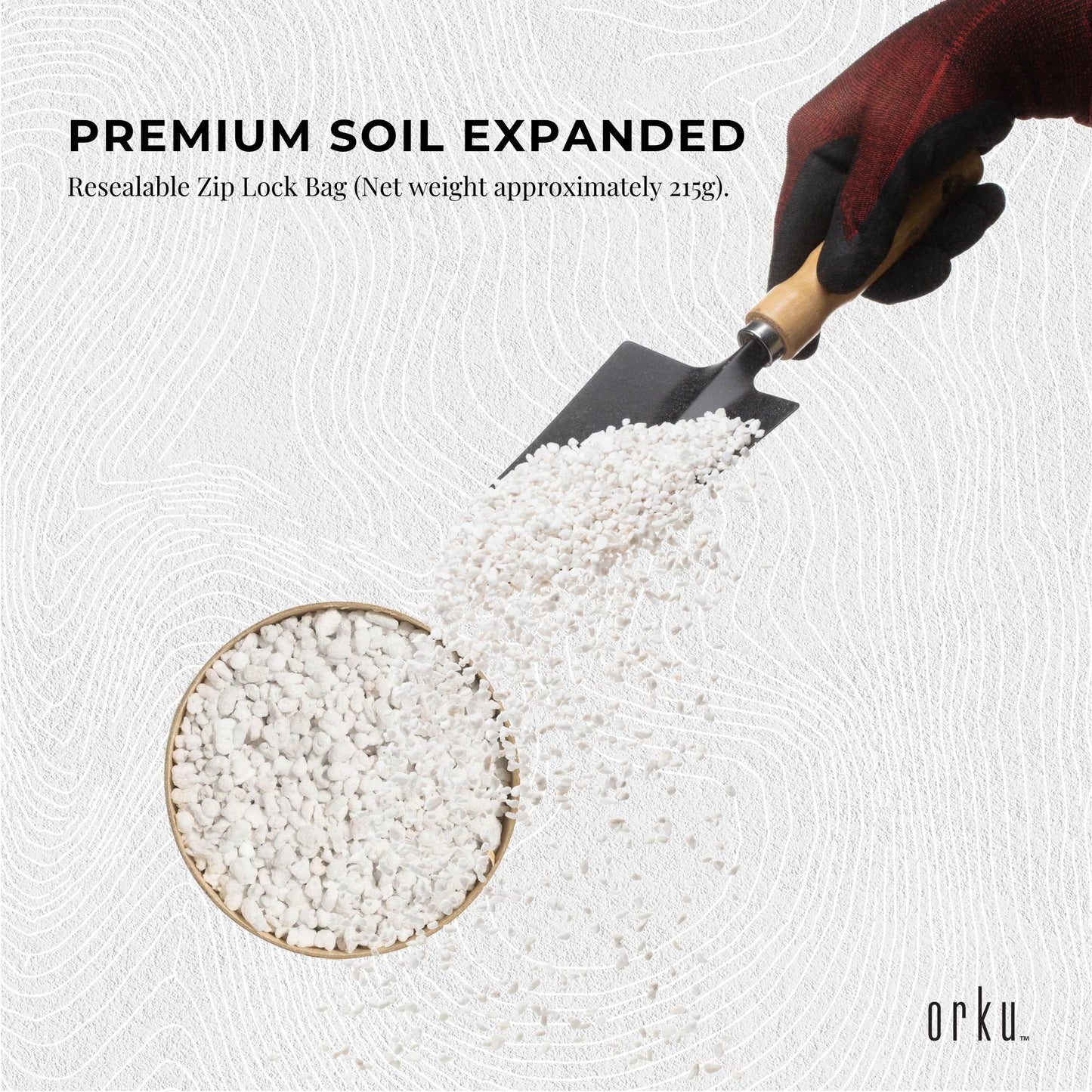 Orku 50L Coarse Perlite Soil Additive for Drainage and Aeration - Growing Medium