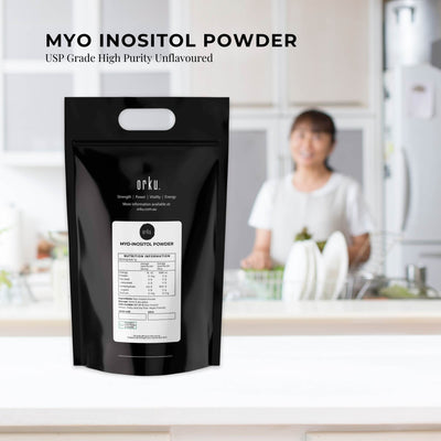 Orku 5Kg Myo Inositol Powder - USP Grade High Purity Unflavoured