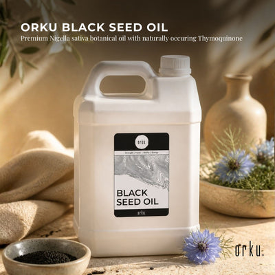 Orku 5L Black Seed Oil Pure Pure Cold Pressed 100% Ethiopian Nigella Sativa Cumin