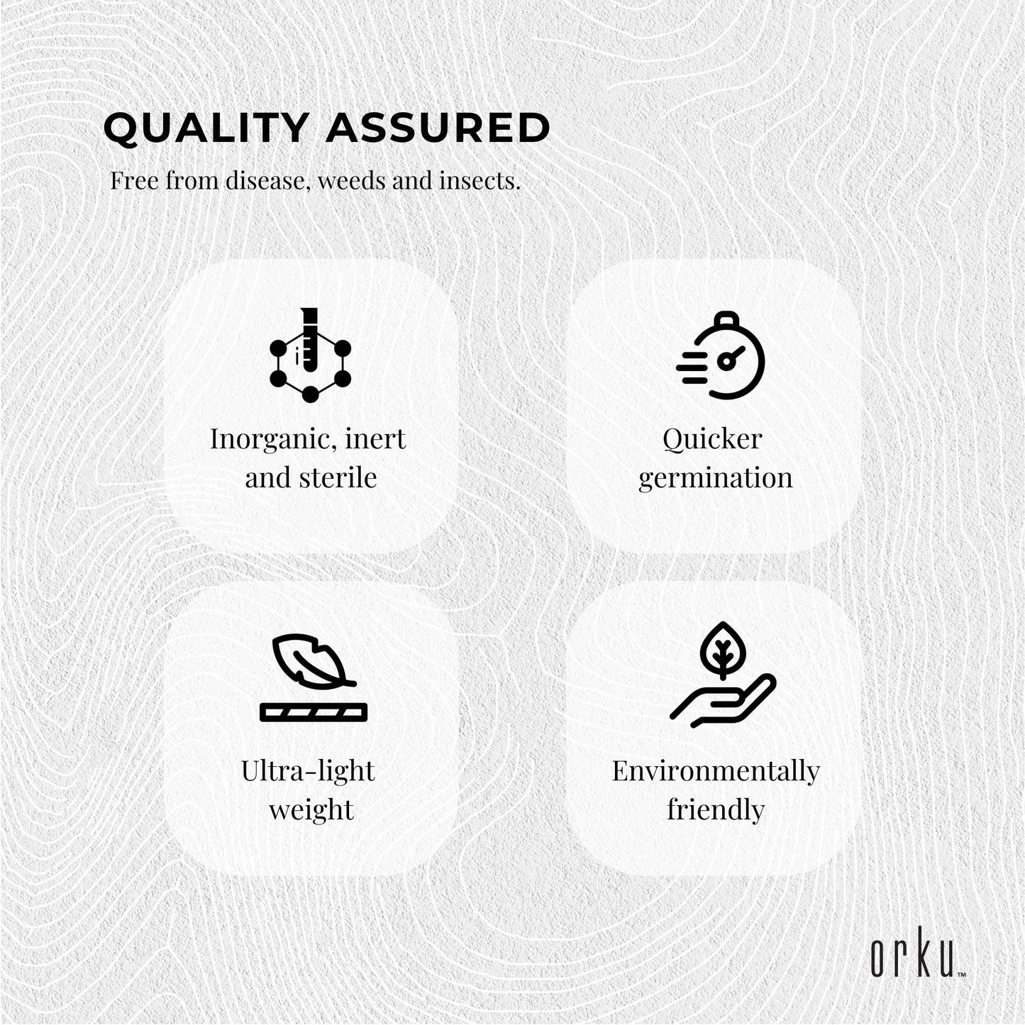 Orku Coarse Perlite Soil Additive for Drainage and Aeration - Growing Medium