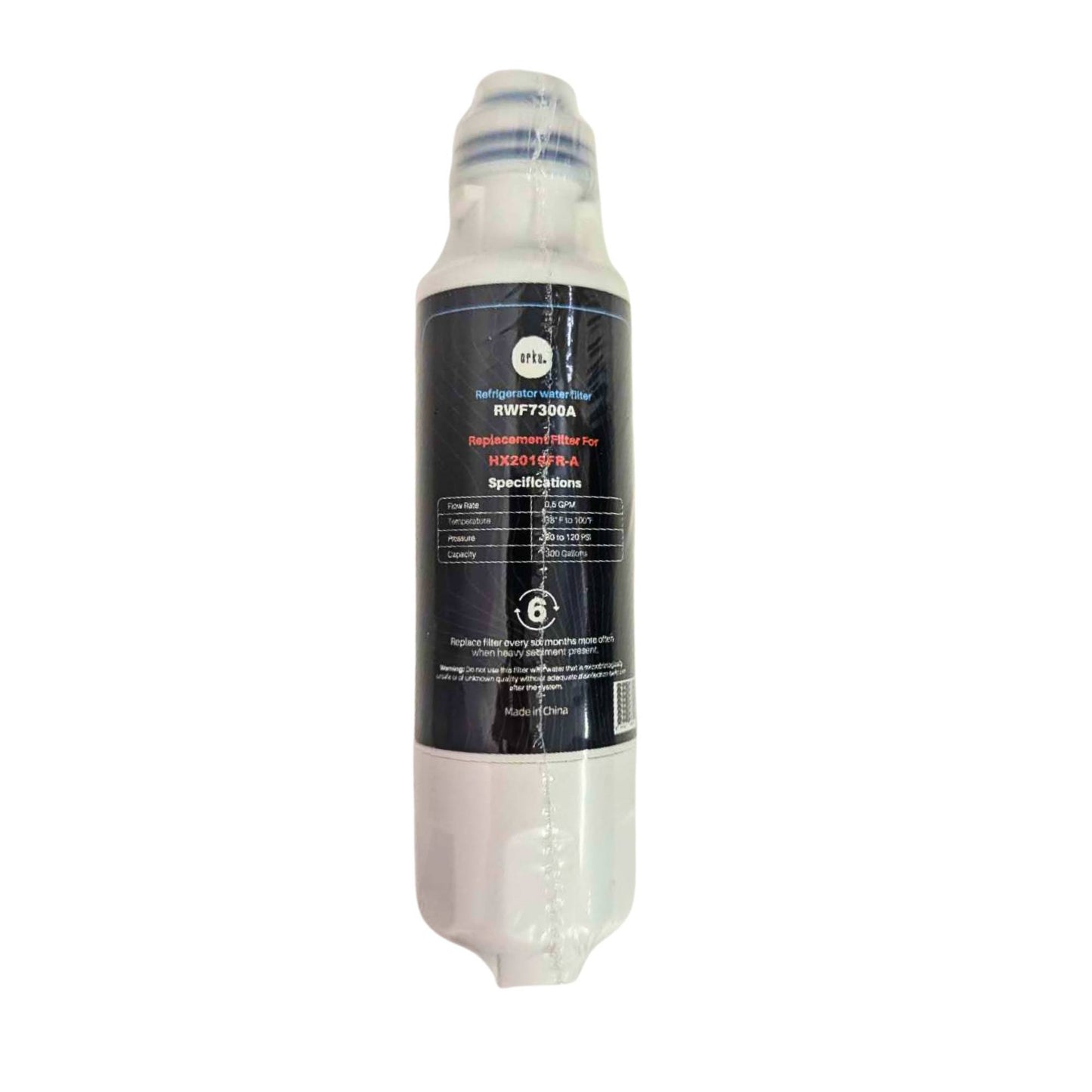 Orku Fridge Water Filter Cartridge Replacement for RWF7300A Samsung Refrigerator