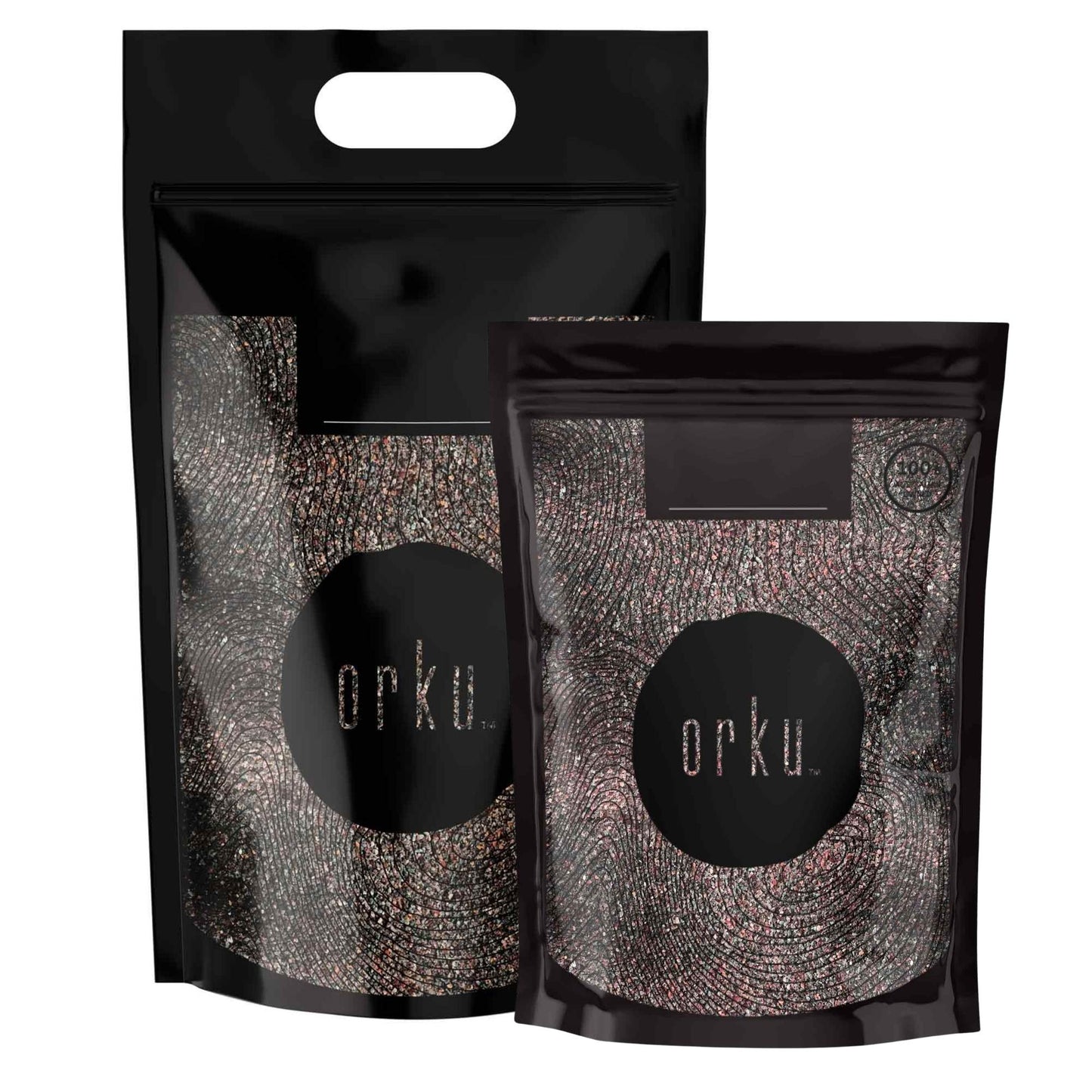 Orku Himalayan Black Salt Kala Namak Bulk Bags - Vegan Seasoning
