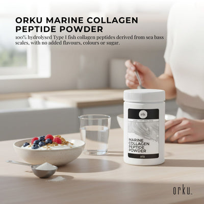 Orku Marine Collagen Peptide Powder Jars - Type I Hydrolysed Protein
