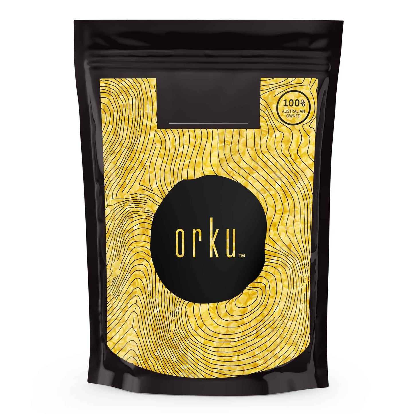 Orku Organic Beeswax Pellets Yellow - Cosmetic Grade Pure Bees Wax Pastilles