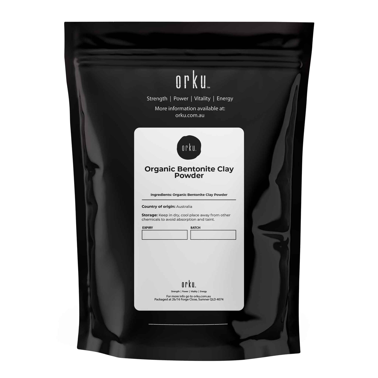 Orku Organic Bentonite Clay Powder Cosmetic Grade Montmorillonite