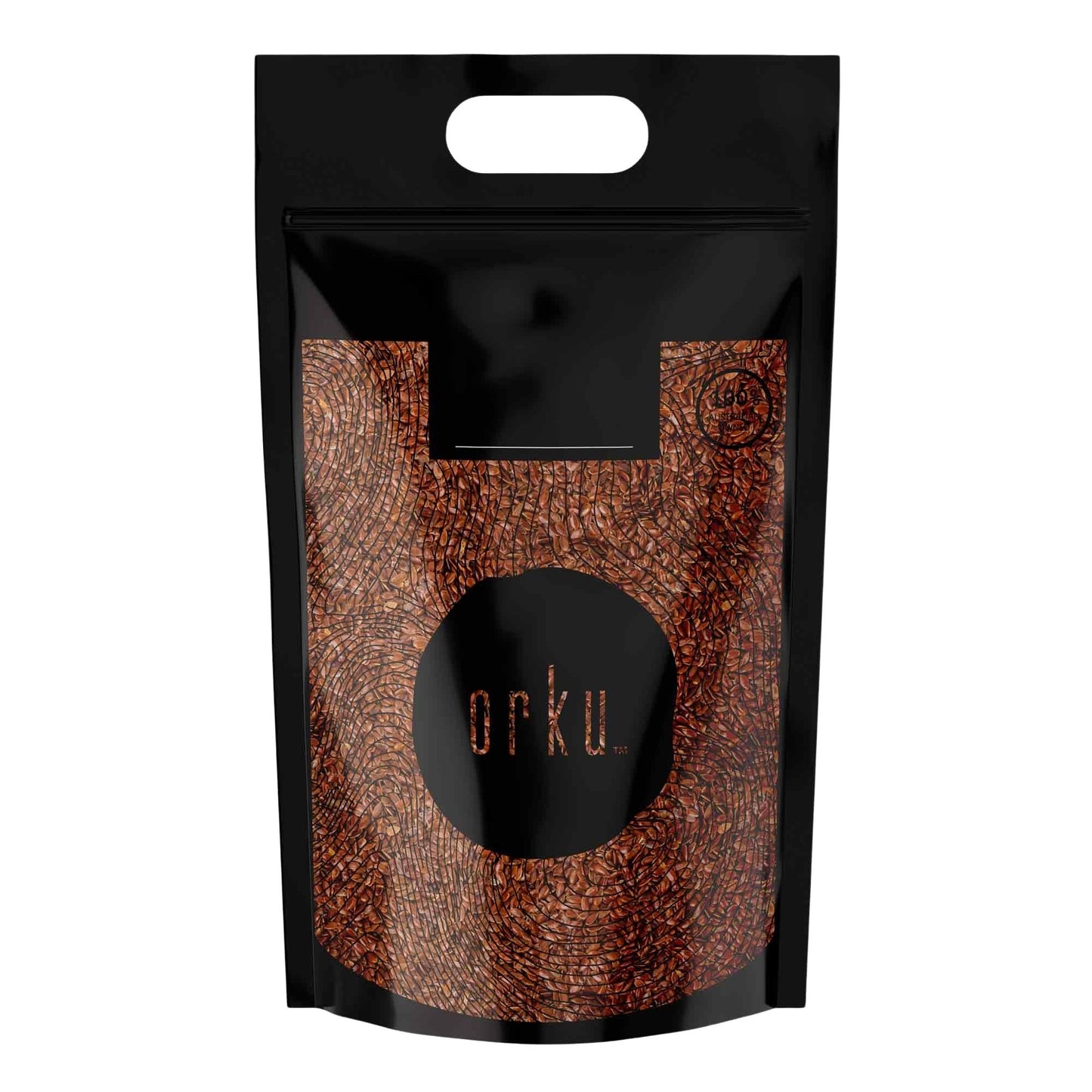 Orku Organic Brown Linseed Flaxseed Whole Grain Non GMO