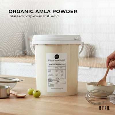 Orku 800g Organic Amla Powder - Indian Gooseberry Amalaki Fruit Powder