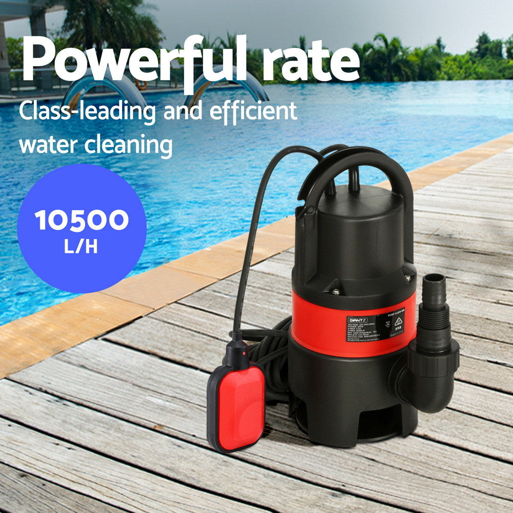 Giantz Garden Submersible Pump 550W Dirty Water Bore Tank Well?Steel Sewerage