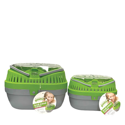 Pet Carrier Green Plastic Guinea Pig Mouse Hamster Rat Animal Travel Cage