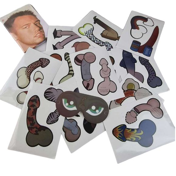 Pin The Junk On The Stud Hens Night Party Game Fun Willy Penis Bride To Be