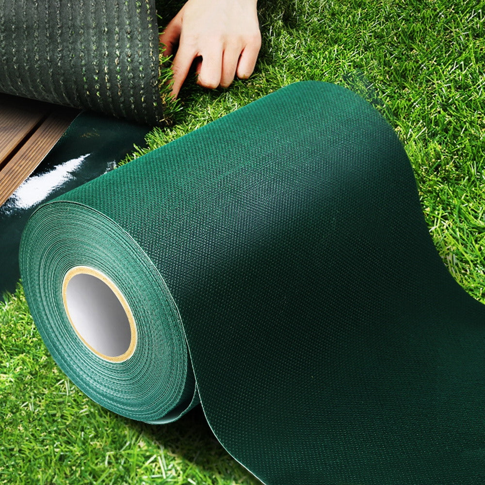 Prime Turf Artificial Grass 15cmx10m Synthetic Self Adhesive Turf Joining Tape Weed Mat