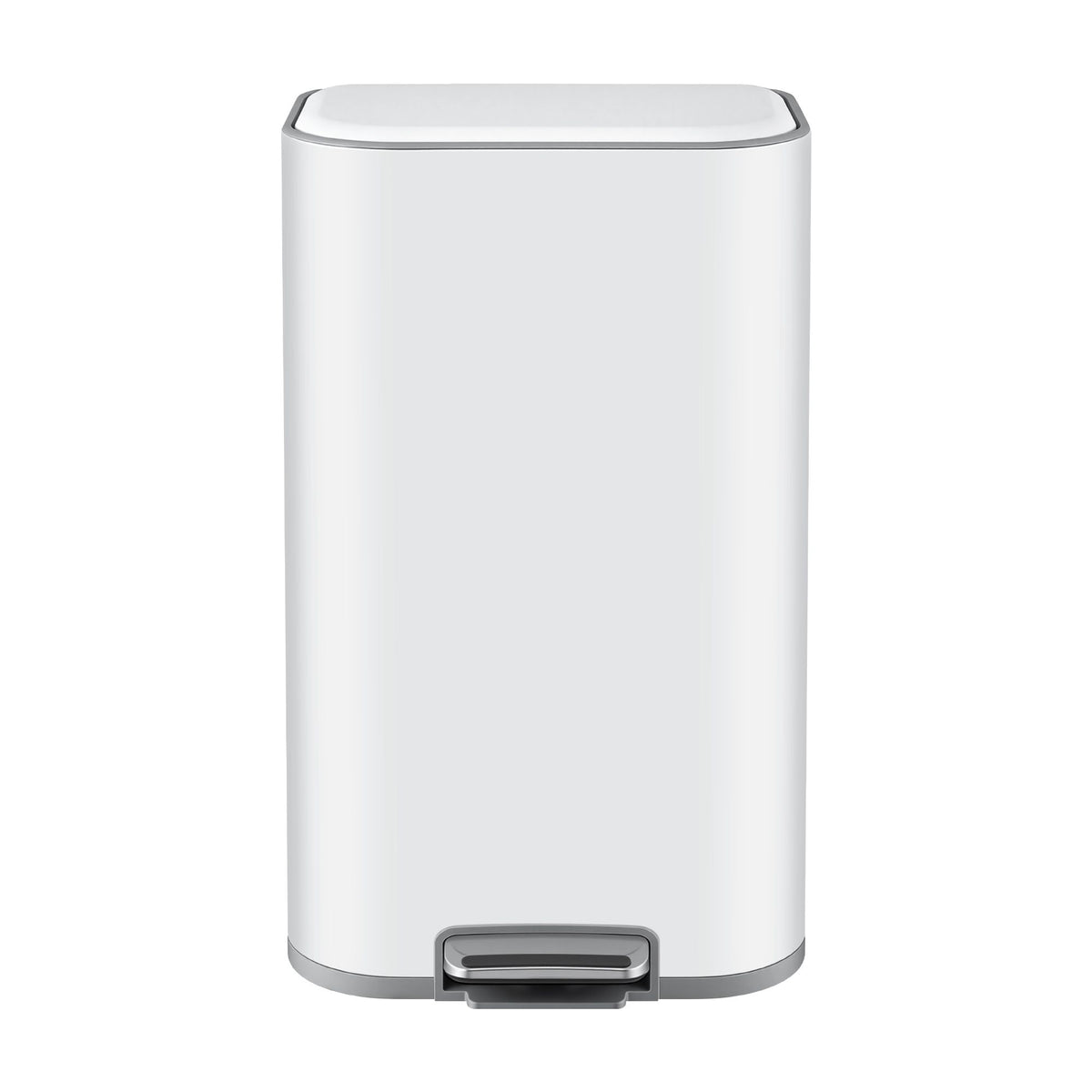 Cefito 30L Pedal Rubbish Bin Kitchen Trash Garbage Waste Can Soft Close White