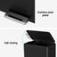 Cefito Pedal Bins Rubbish Bin Dual Compartment Waste Recycle Dustbins 40L Black