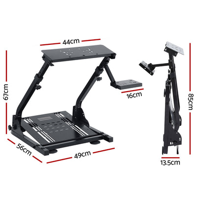 Artiss Racing Simulator Stand Foldable Racing Wheel Stand for Logitech G29