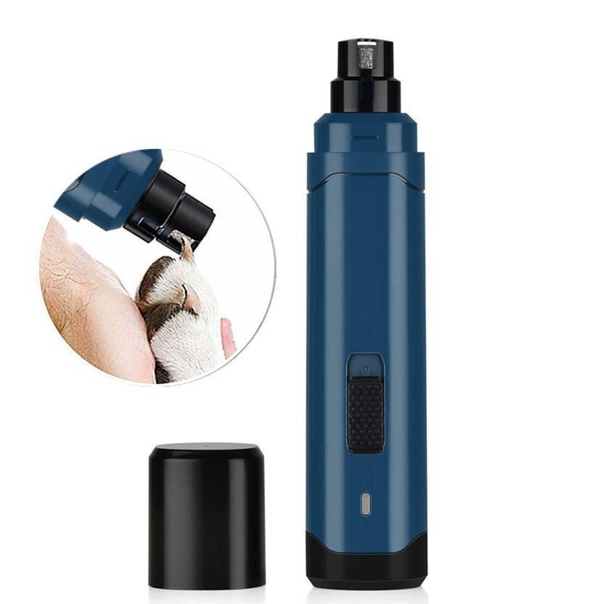 Rooster Farms LED Pet Nail Grinder 2 Speed Rechargeable Dog Cat Trimmer