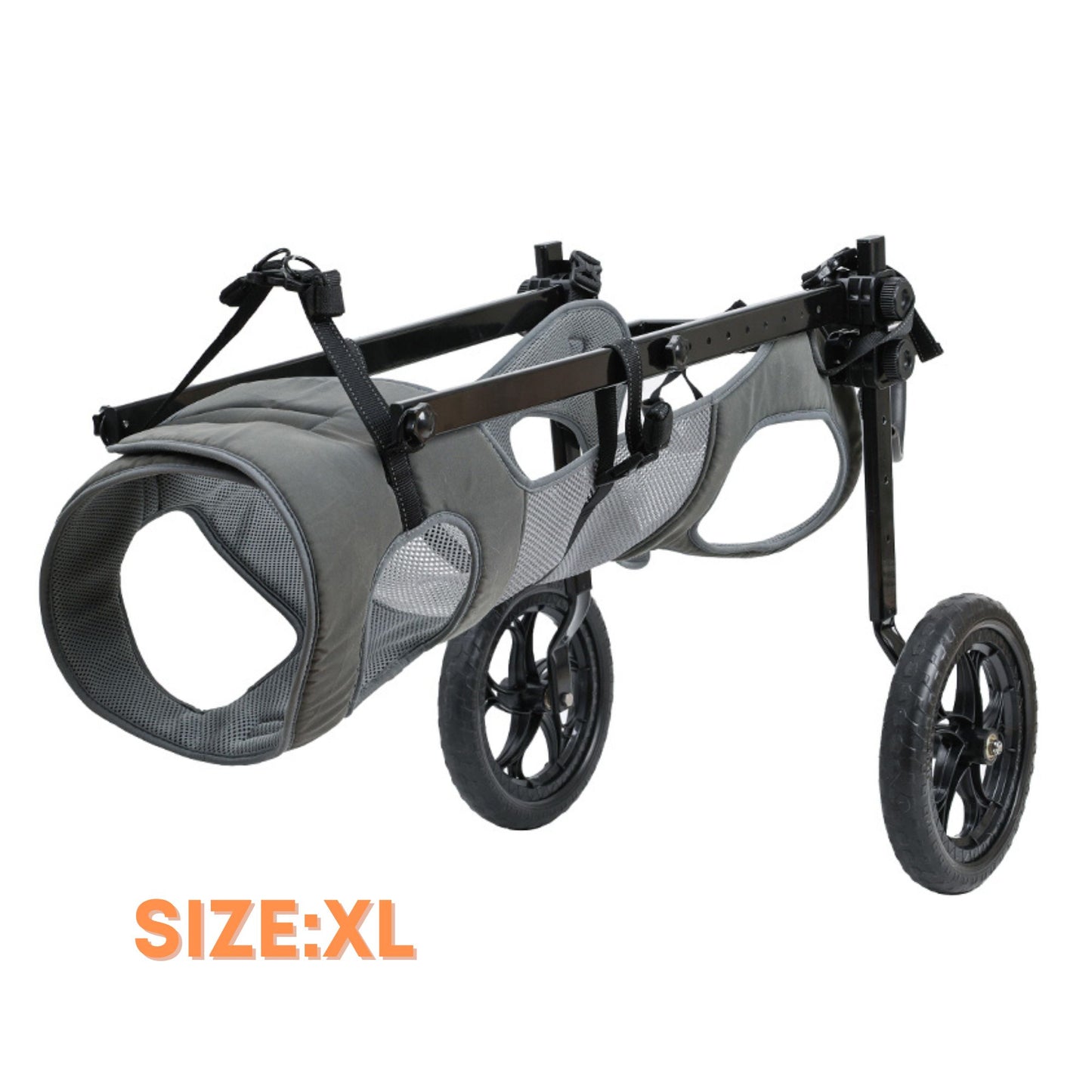 Rooster Farms Large Breed Dog Wheelchair - Adjustable Back Hind Leg Mobility Aid