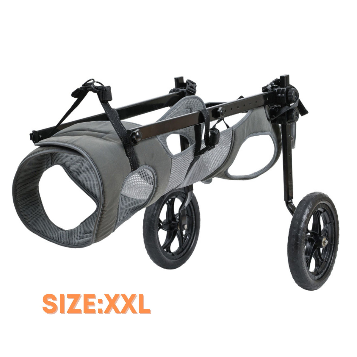 Rooster Farms Large Breed Dog Wheelchair - Adjustable Back Hind Leg Mobility Aid