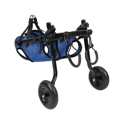 Rooster Farms Little Dog Breed Wheelchair - Back Hind Legs Adjustable Mobility Aid