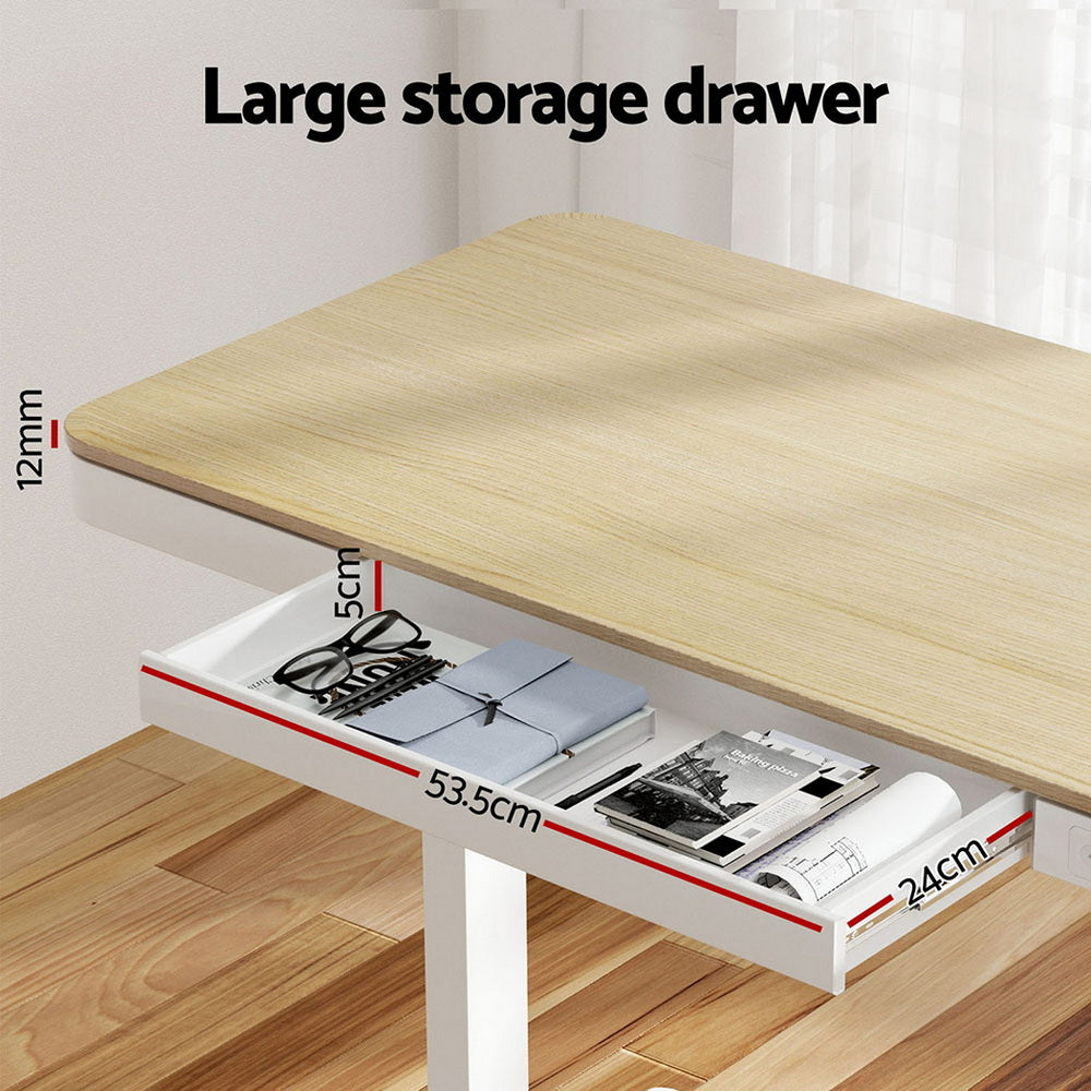 Artiss Electric Treadmill with 120cm Automatic Standing Desk Walking Pad 400mm