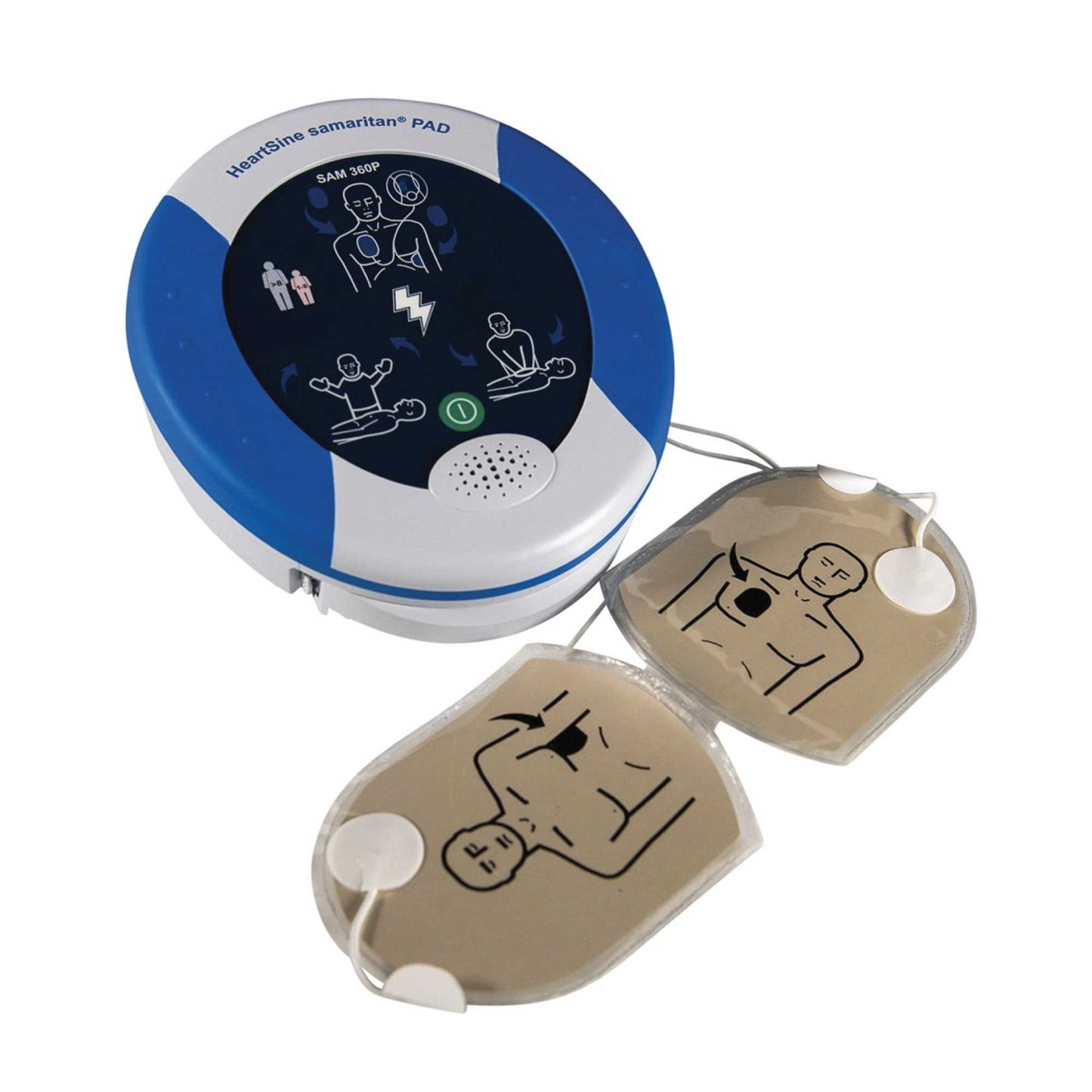 Samaritan PAD AED 360P Defibrillator Heartsine Fully Automatic Heart Starter