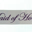 Sashes Hens Sash Party White/Purple - Maid Of Honour