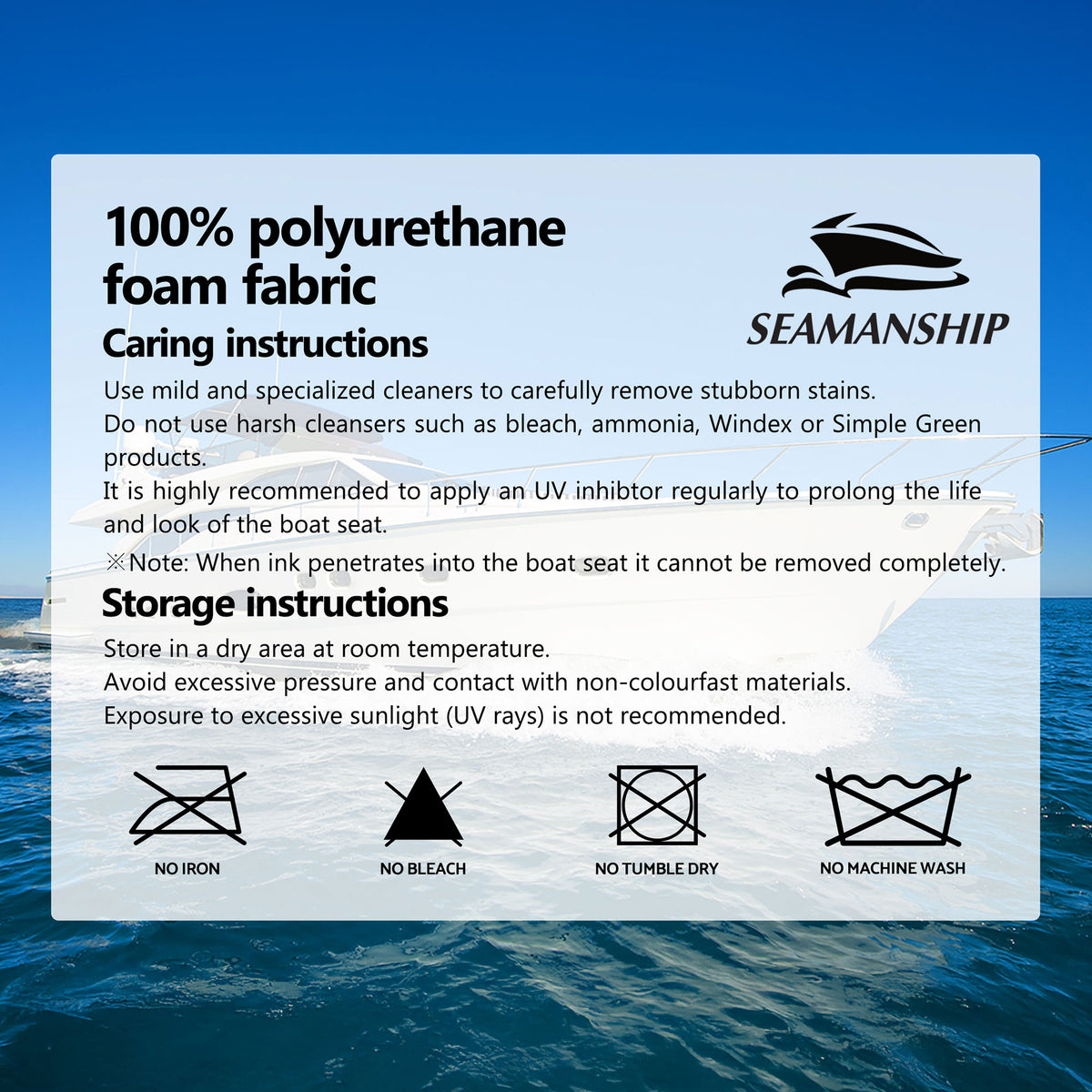 Seamanship 2X Folding Boat Seats with 2X Adjustable Pedestals 55–75cm Marine Swivel Low Back 13cm Padding Charcoal