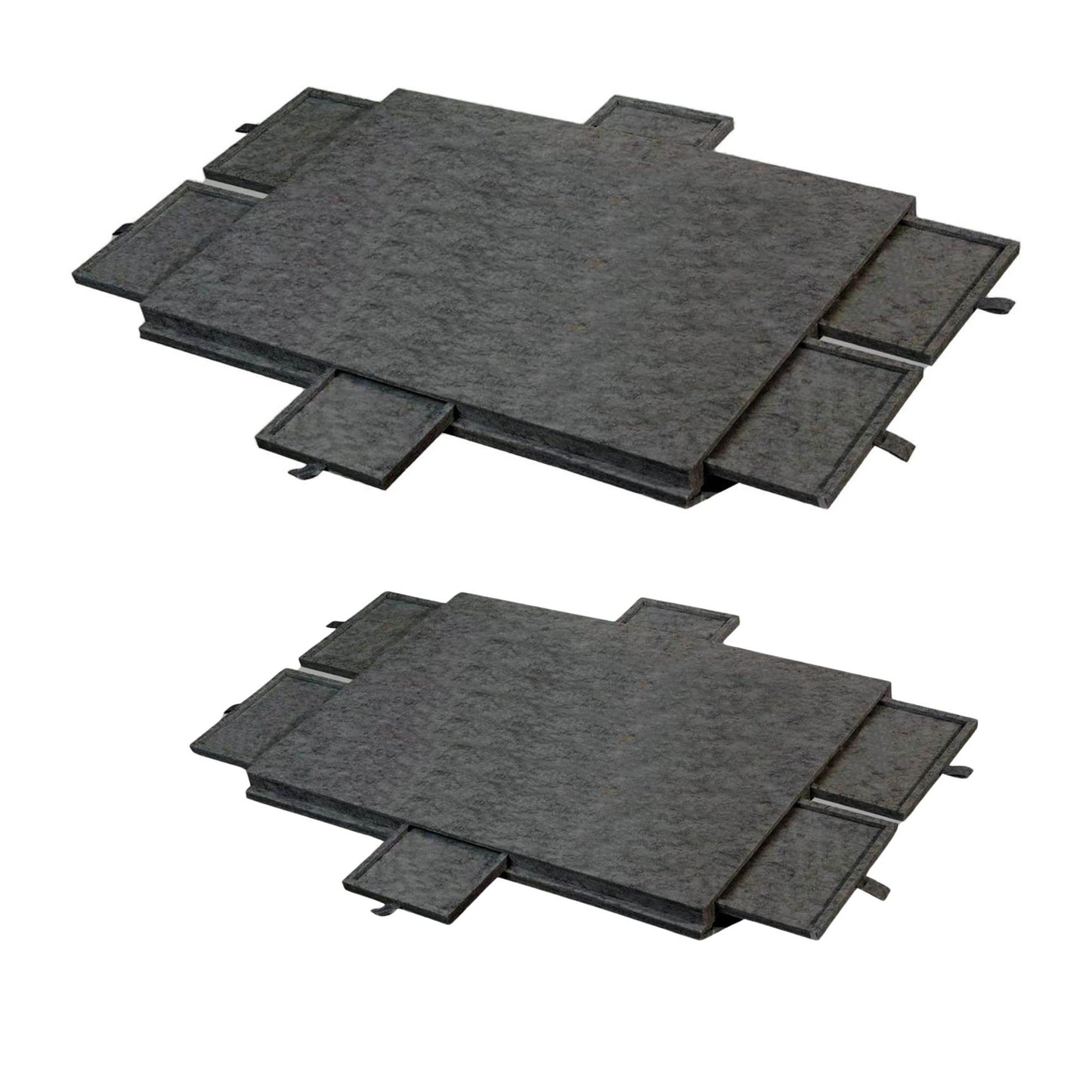 Social Hike Puzzle Felt Board - Folding Portable Stand Cover and Drawers