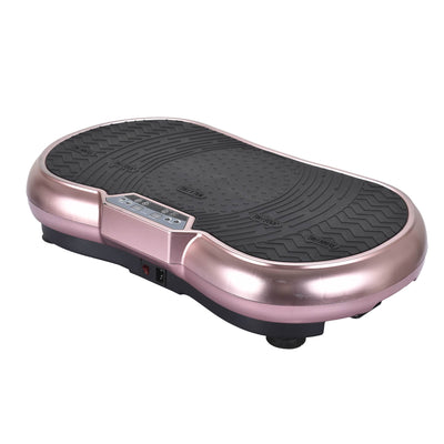 Social Hike Vibration Plate Exercise Platform - Vibrating Workout Machine Rose
