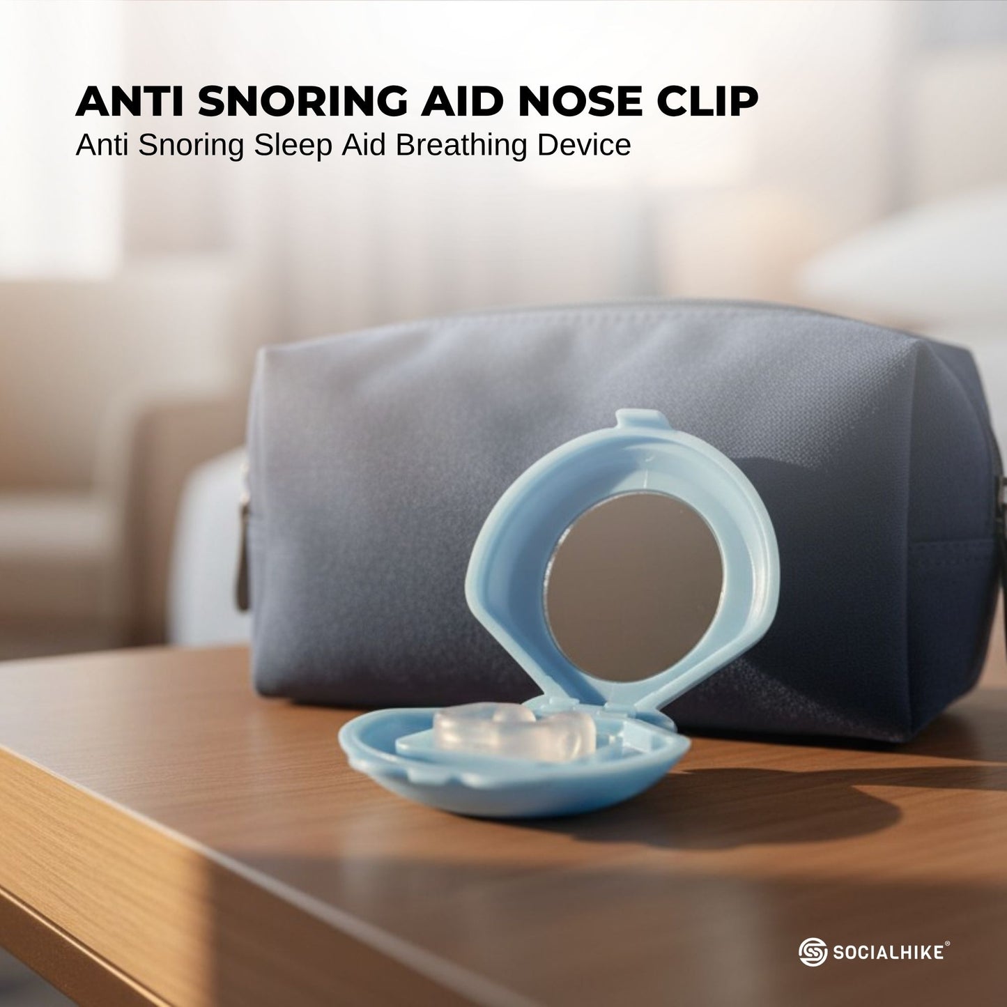 Social Hike 5x Anti Snoring Aid Nose Clip - Sleeping + Breathing Device