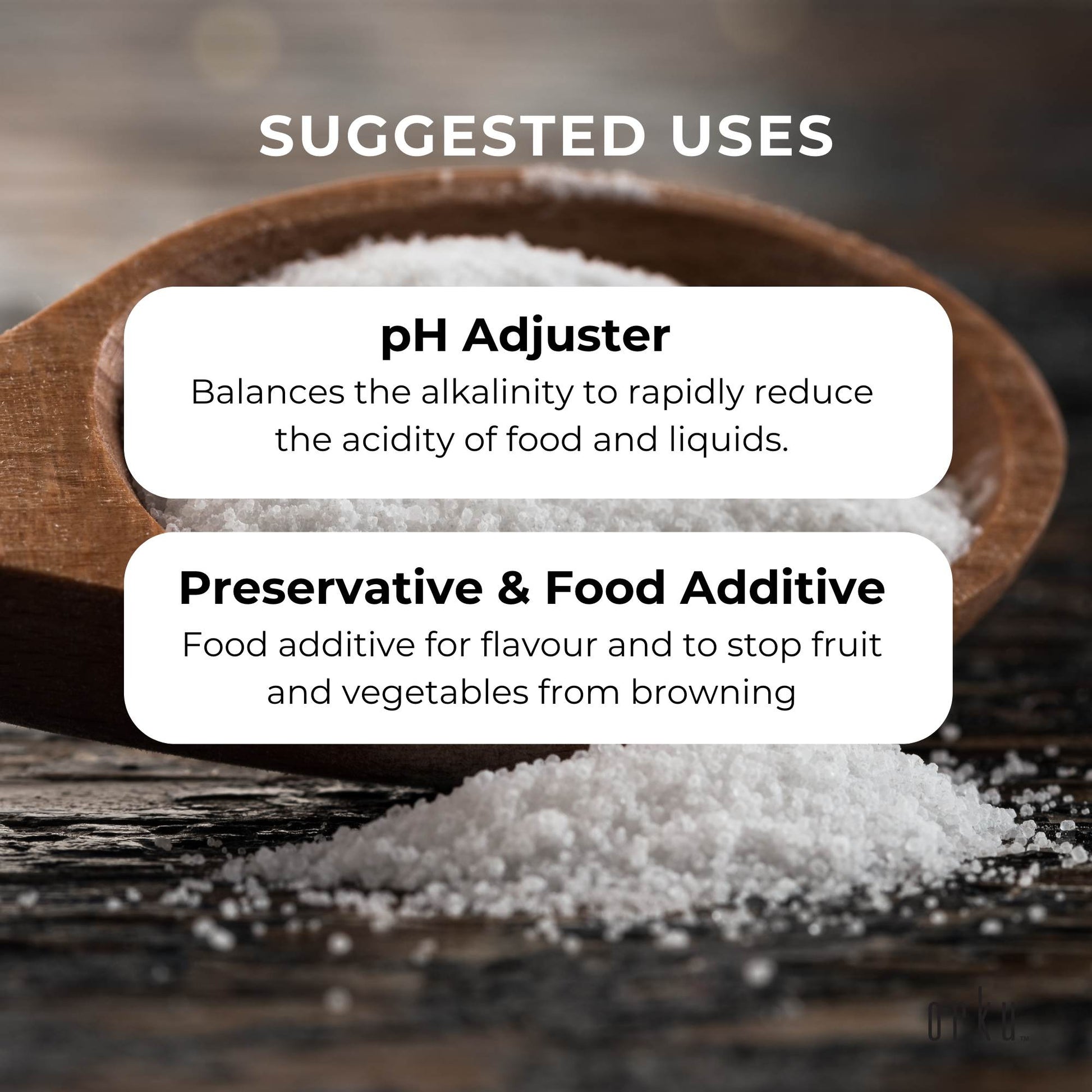 Sodium Citrate Powder Tub - Trisodium Food Grade Salt Acid Preservative