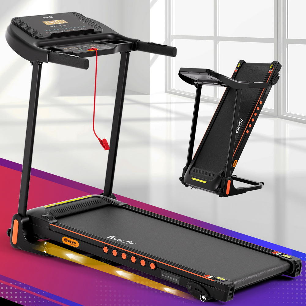 Everfit Treadmill Electric Home Gym Fitness Exercise Equipment Incline 390mm