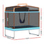 Everfit 6FT Trampoline for Kids w/ Enclosure Safety Net Swing Rectangle Orange