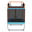 Everfit 6FT Trampoline for Kids w/ Enclosure Safety Net Swing Rectangle Orange