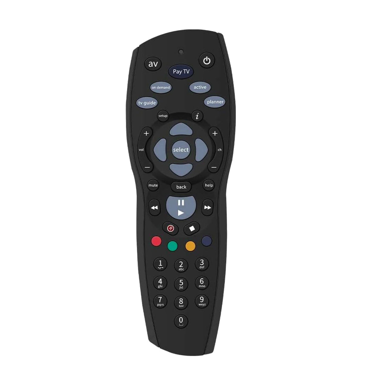 Tooleroo 4x PayTV Remote Control Compatible Foxtel MyStar Sky NZ Black