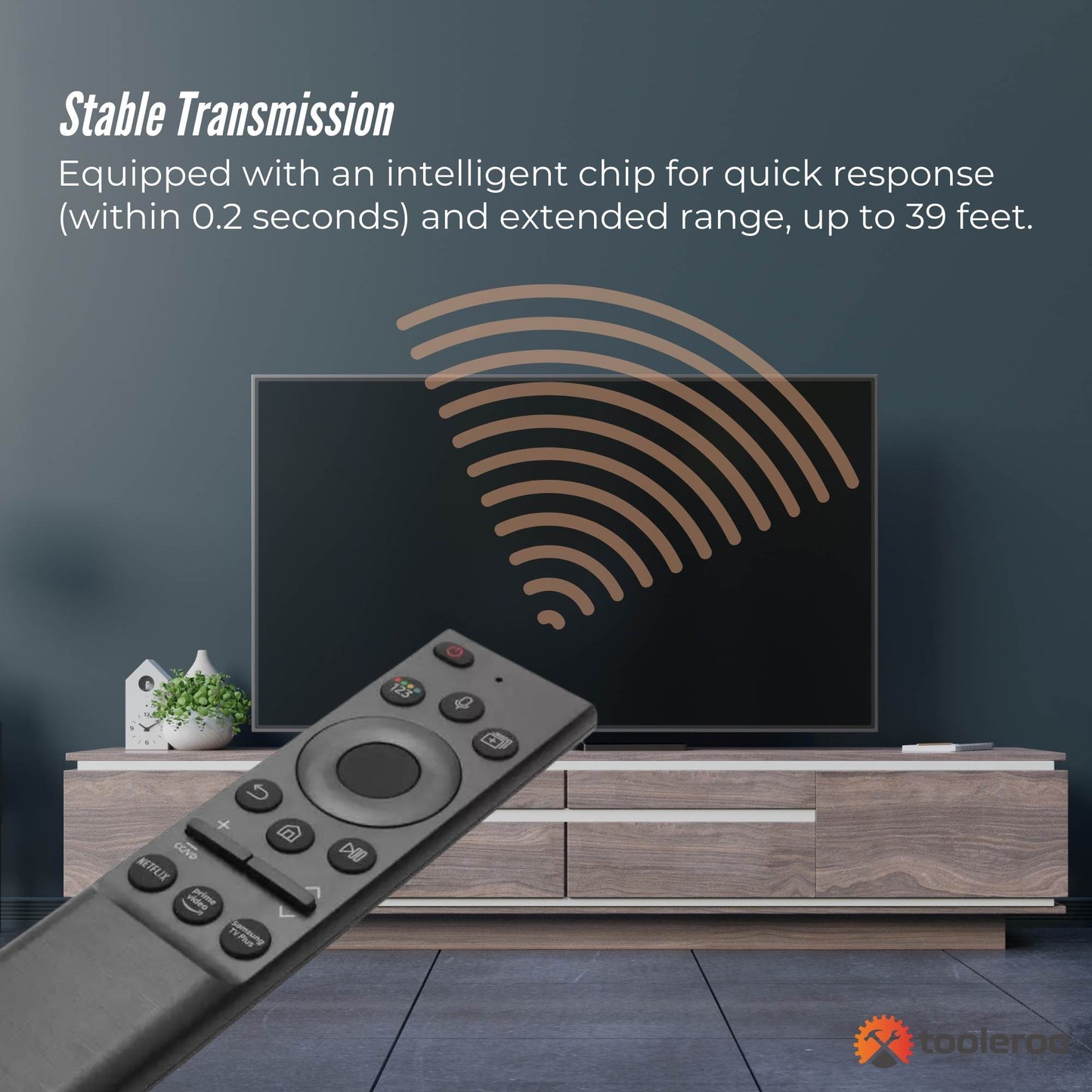 Tooleroo Smart TV Remote Control - Replacement For Samsung Voice BN59-01357F