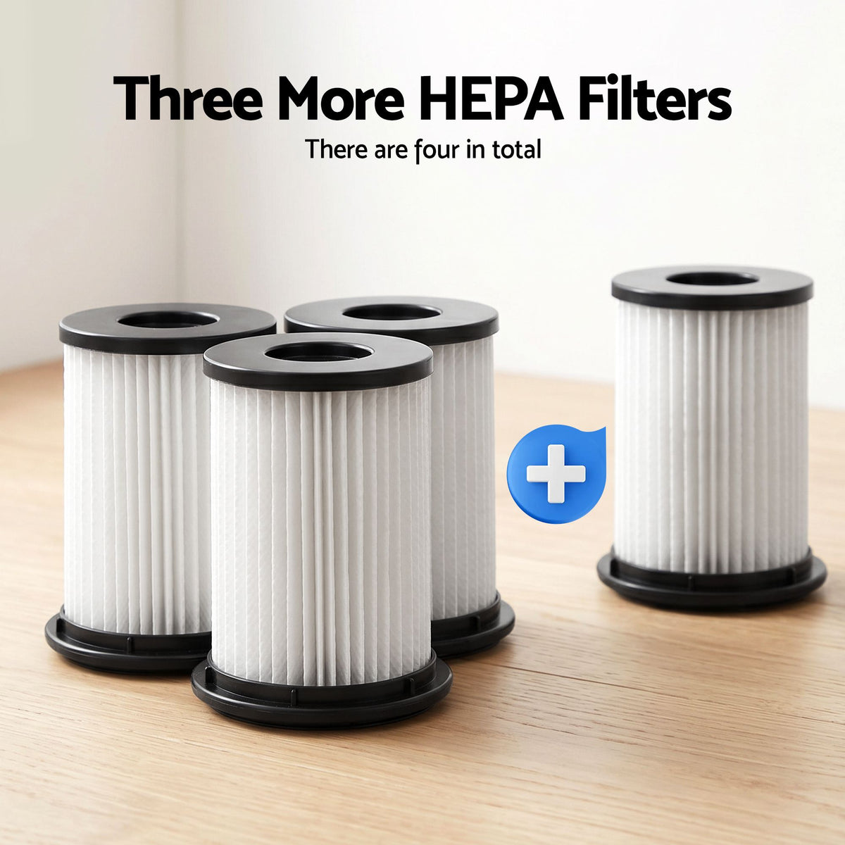 Devanti Stick Vacuum Cleaner Cordless HEPA Filter Purple