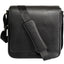 Vky Mateo Pride Leather Messenger Shoulder Bag Handbag Black Rainbow